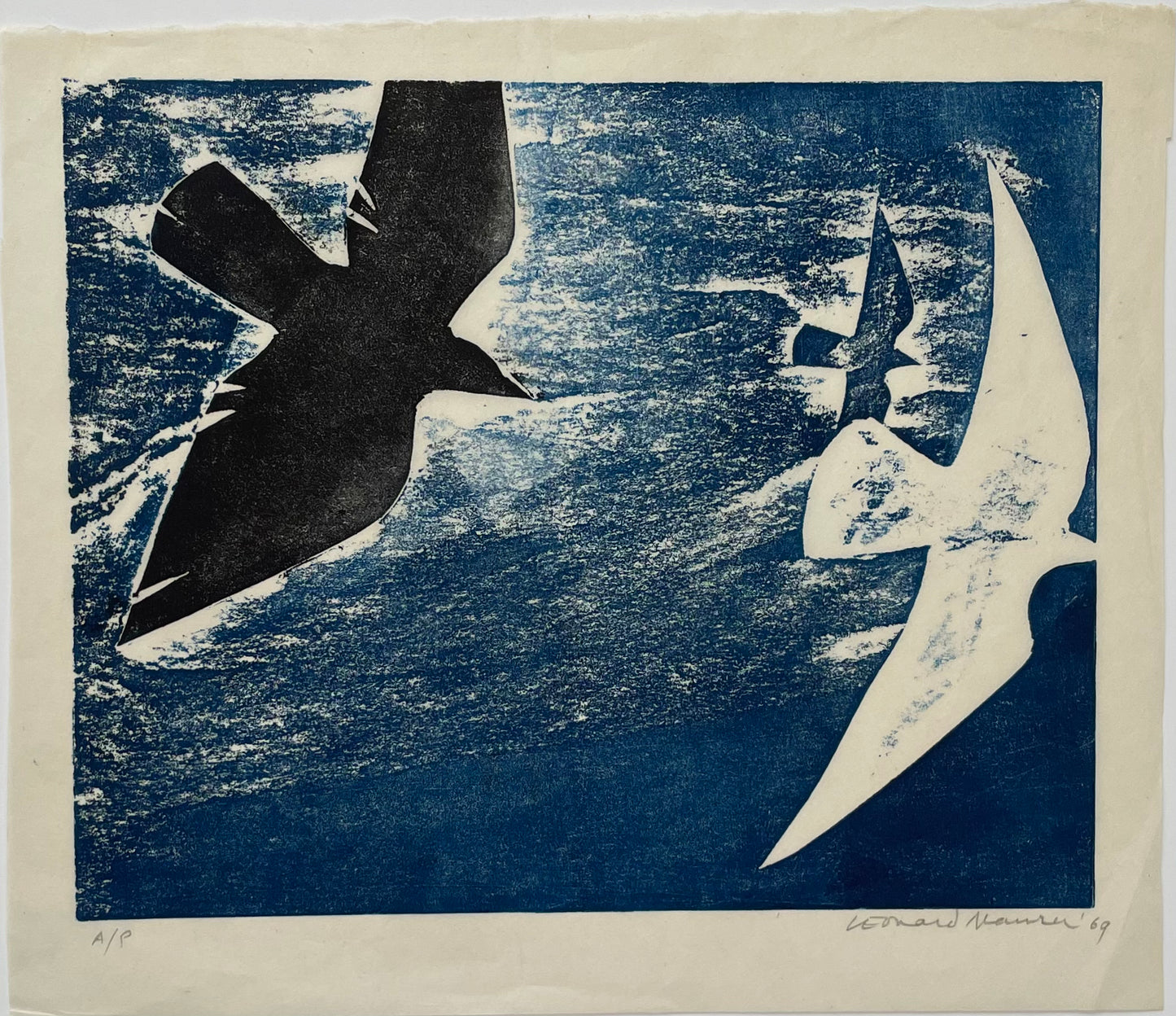 Leonard Maurer, Three Birds in Flight