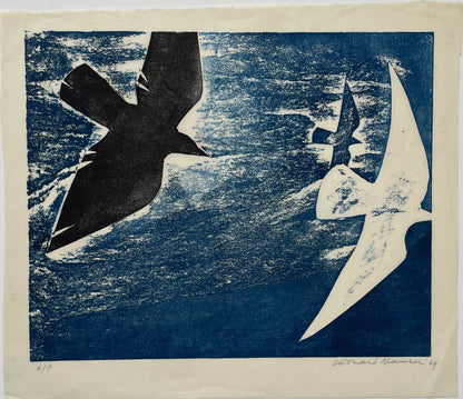 Leonard Maurer, Three Birds in Flight